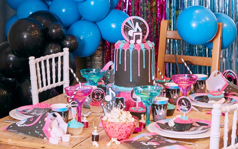 TikTok inspired birthday party for teens