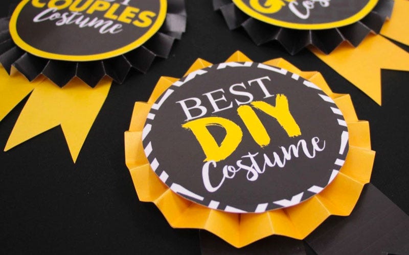 How to Do a Halloween Costume Competition DIY Halloween Costume Competition Rosettes