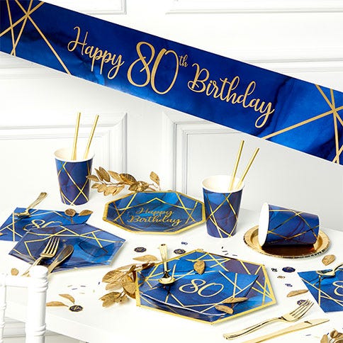 80th Birthday Party Supplies