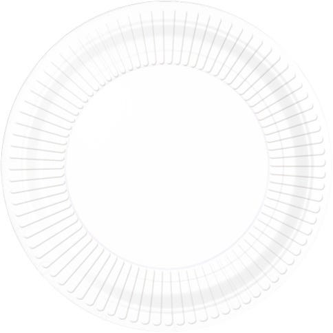 White plate