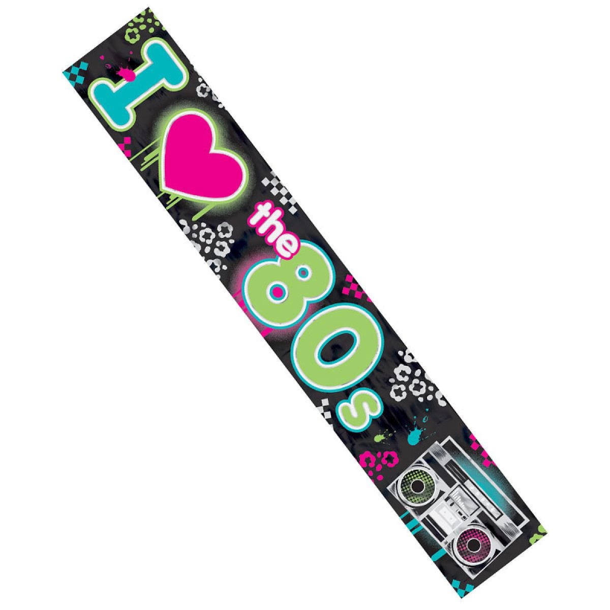 Totally 80s Foil Banner - 7.6m