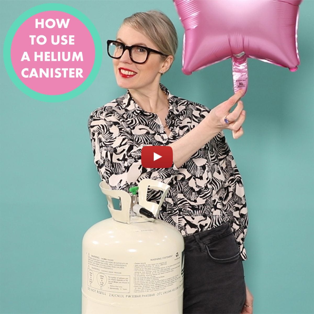 Buy Unique Party Helium Canister For Thirty 9 Inch Balloons, Balloons