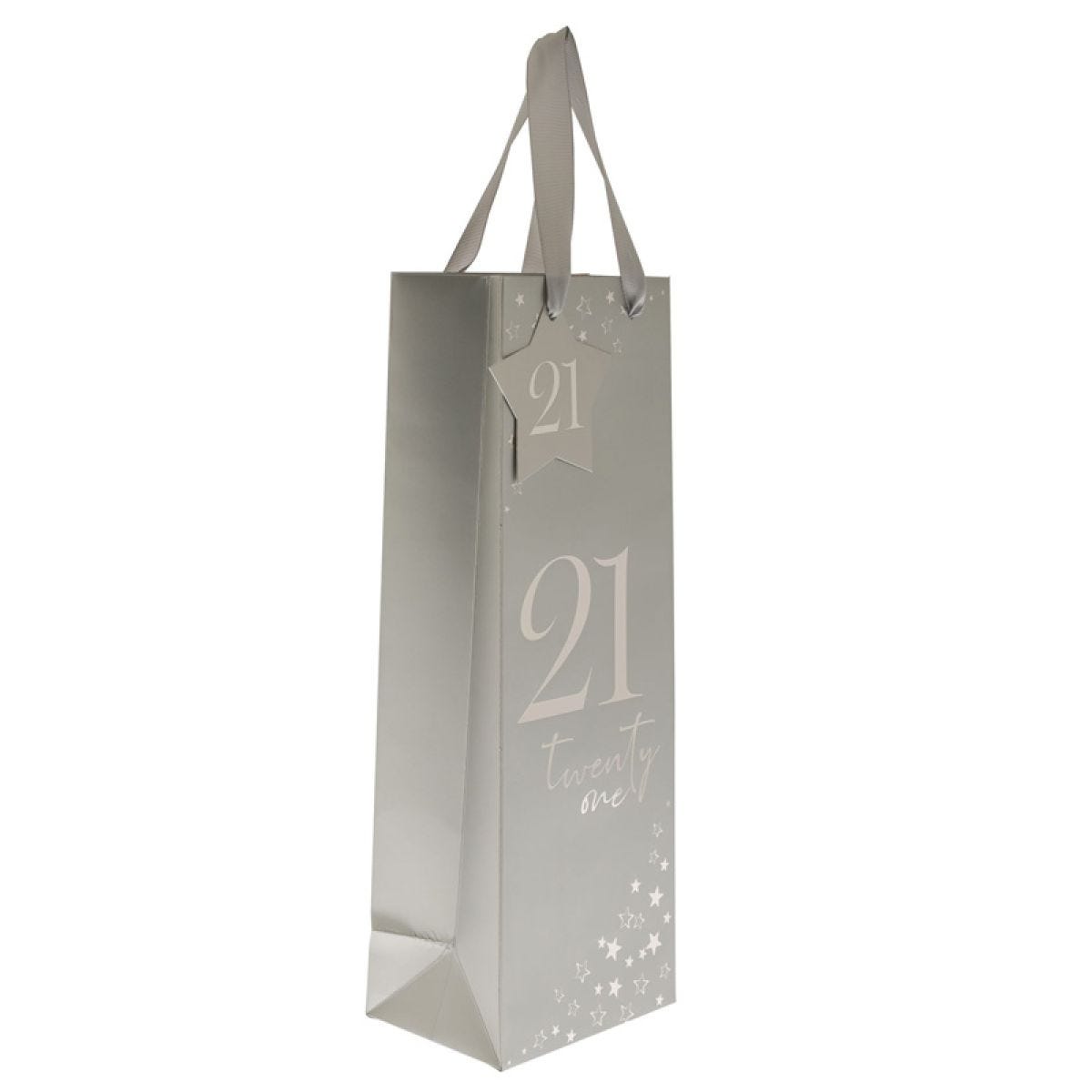 21st Birthday Bottle Bag - 36cm x 10cm