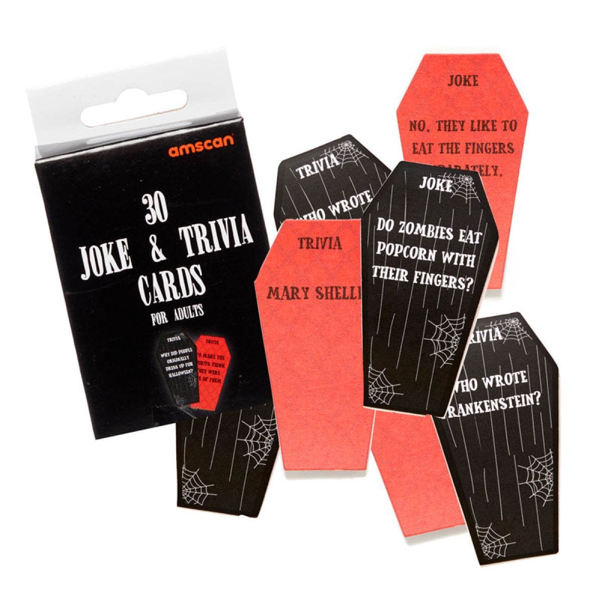 Adult Halloween Joke & Trivia Cards