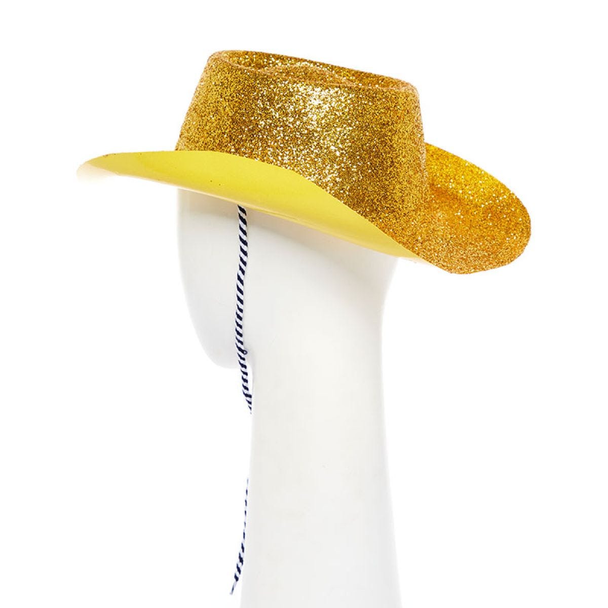 Gold Glitter Cowboy Hat