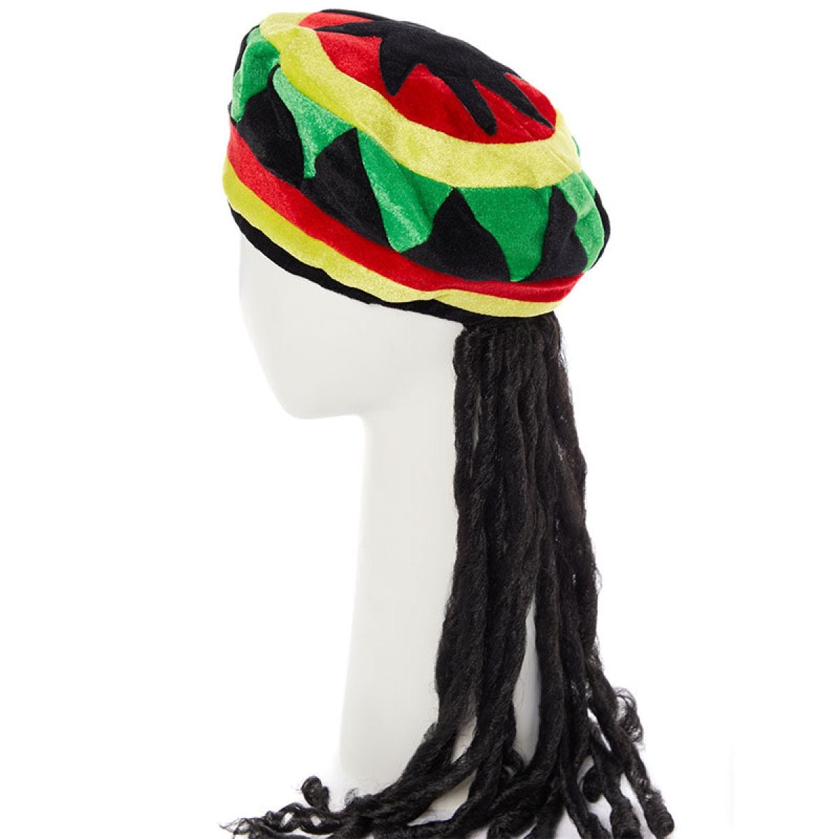 Reggae hat with dreadlocks shop
