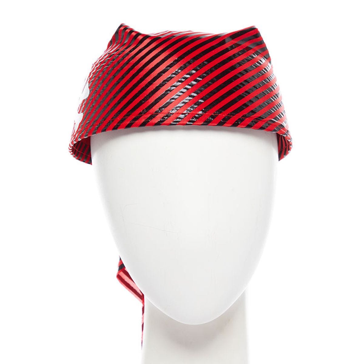 Red  & Black Pirate Bandana Hat