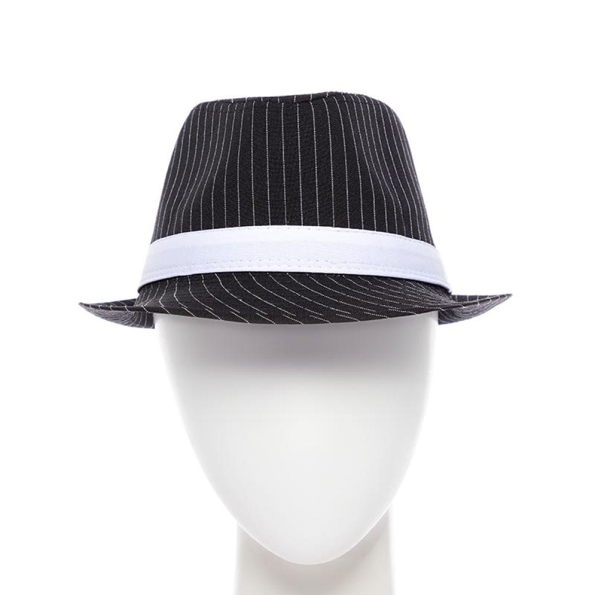 Pinstripe fedora hat sale