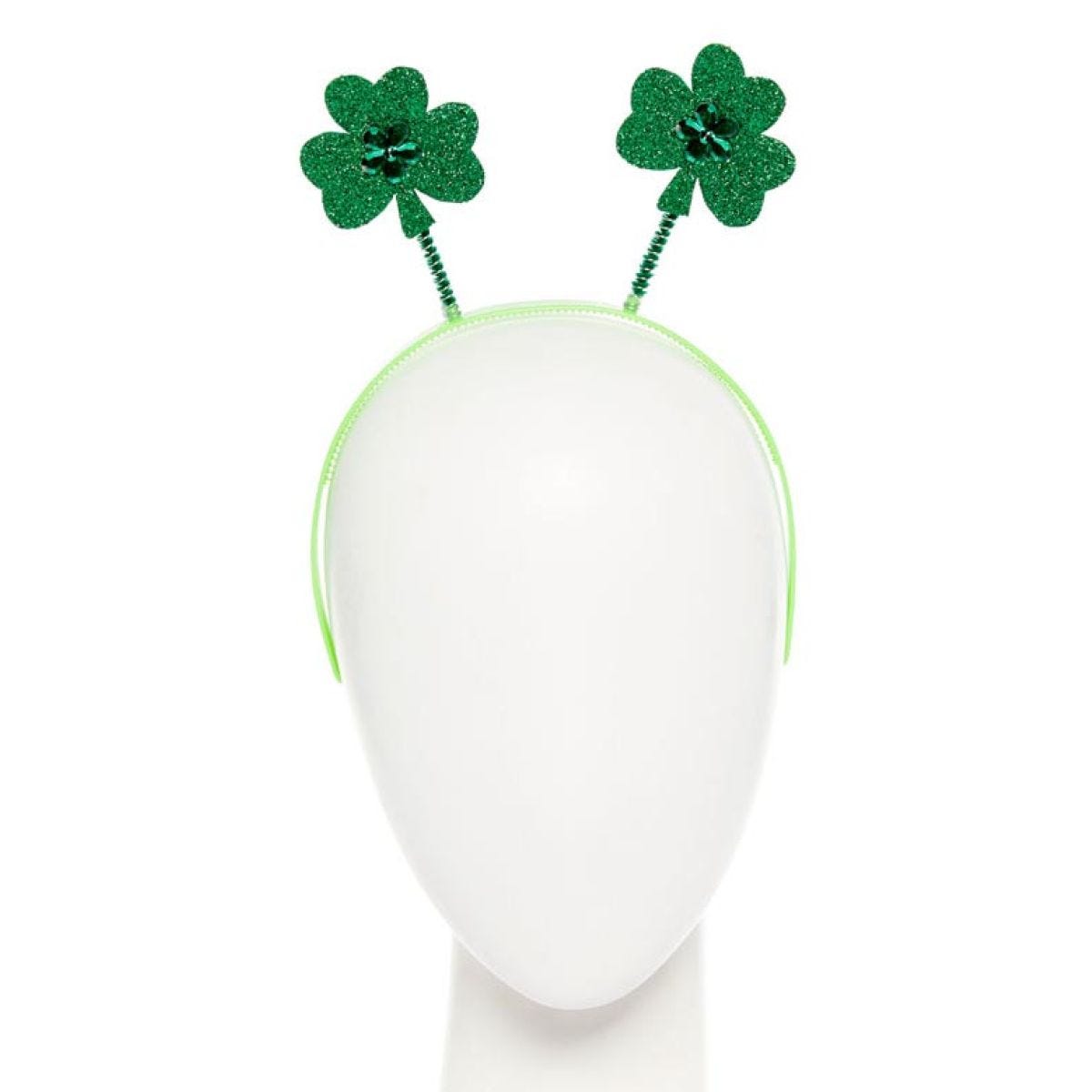 St Patrick&apos;s Day Glitter Shamrock Headband