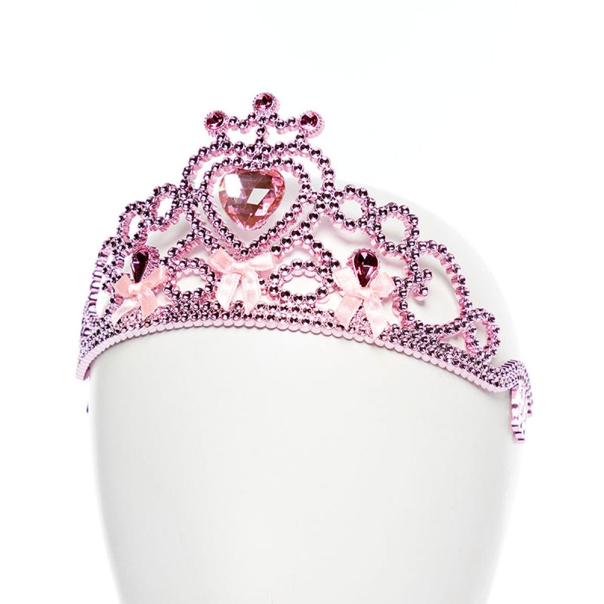 Pink  Heart & Bows Tiara - Child