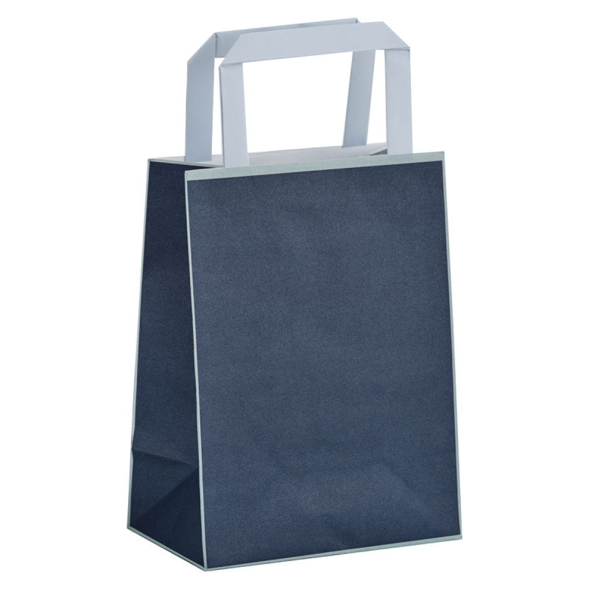 Navy Blue Paper Party Bags - 26cm x 13cm (5pk)