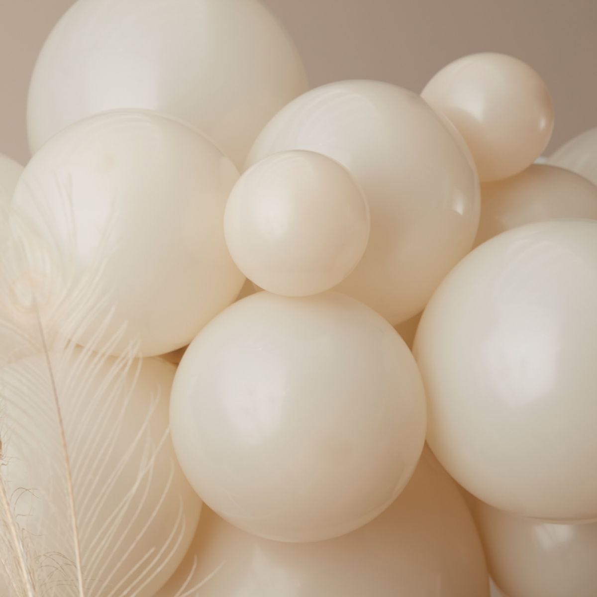 Nude and Brown Balloon Arch Kit - 70 Balloons