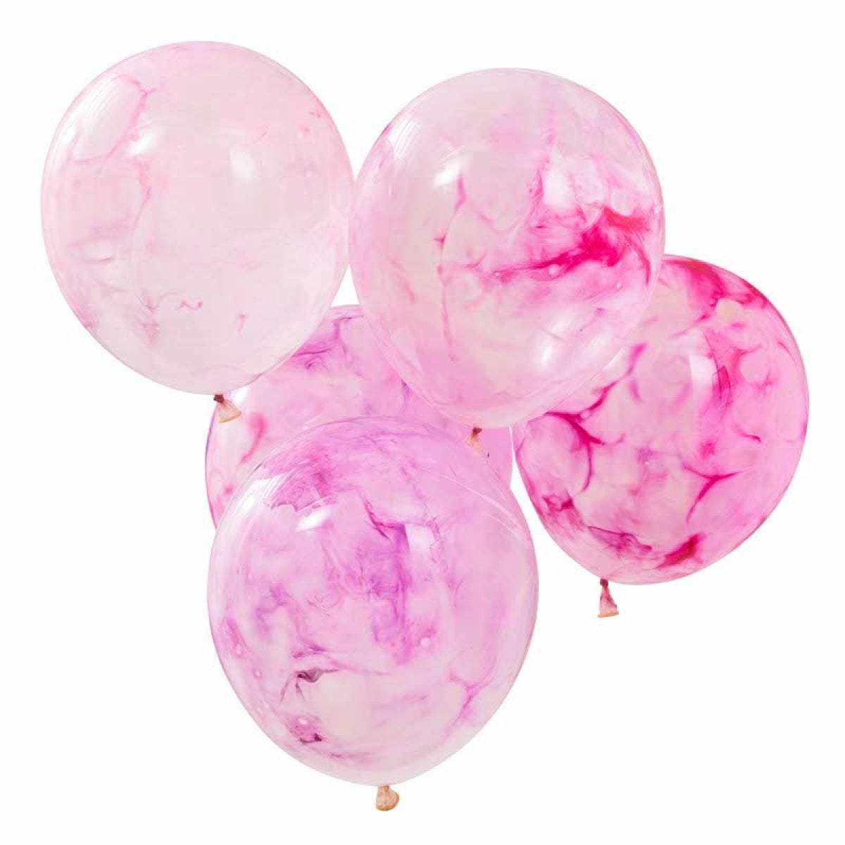 Pink Paint Filled Balloons - 12" Latex (5pk)
