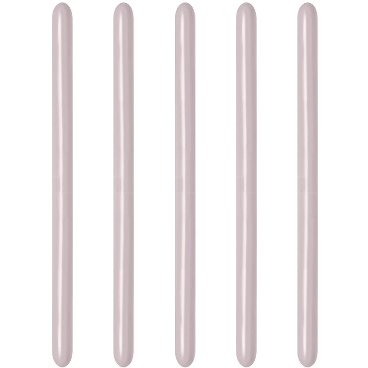 260 Modelling Latex Balloons Pastel Dusk Rose (100pk)