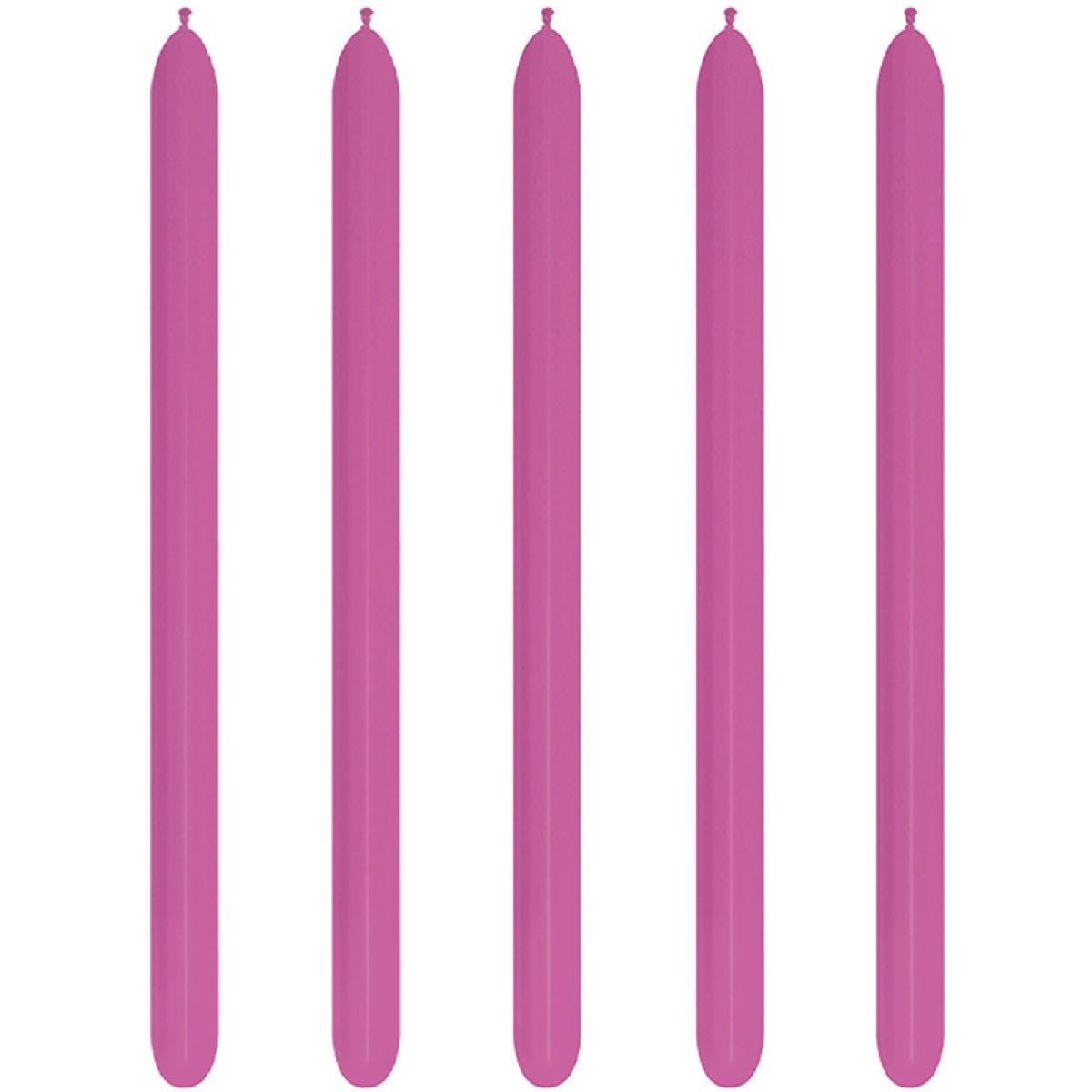 360 Modelling Latex Balloons Fashion Fuchsia (50pk)