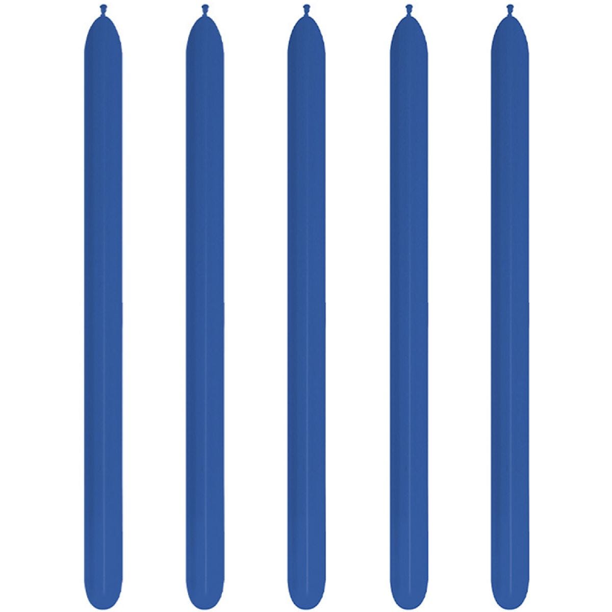 360 Modelling Latex Balloons Fashion Royal Blue (50pk)