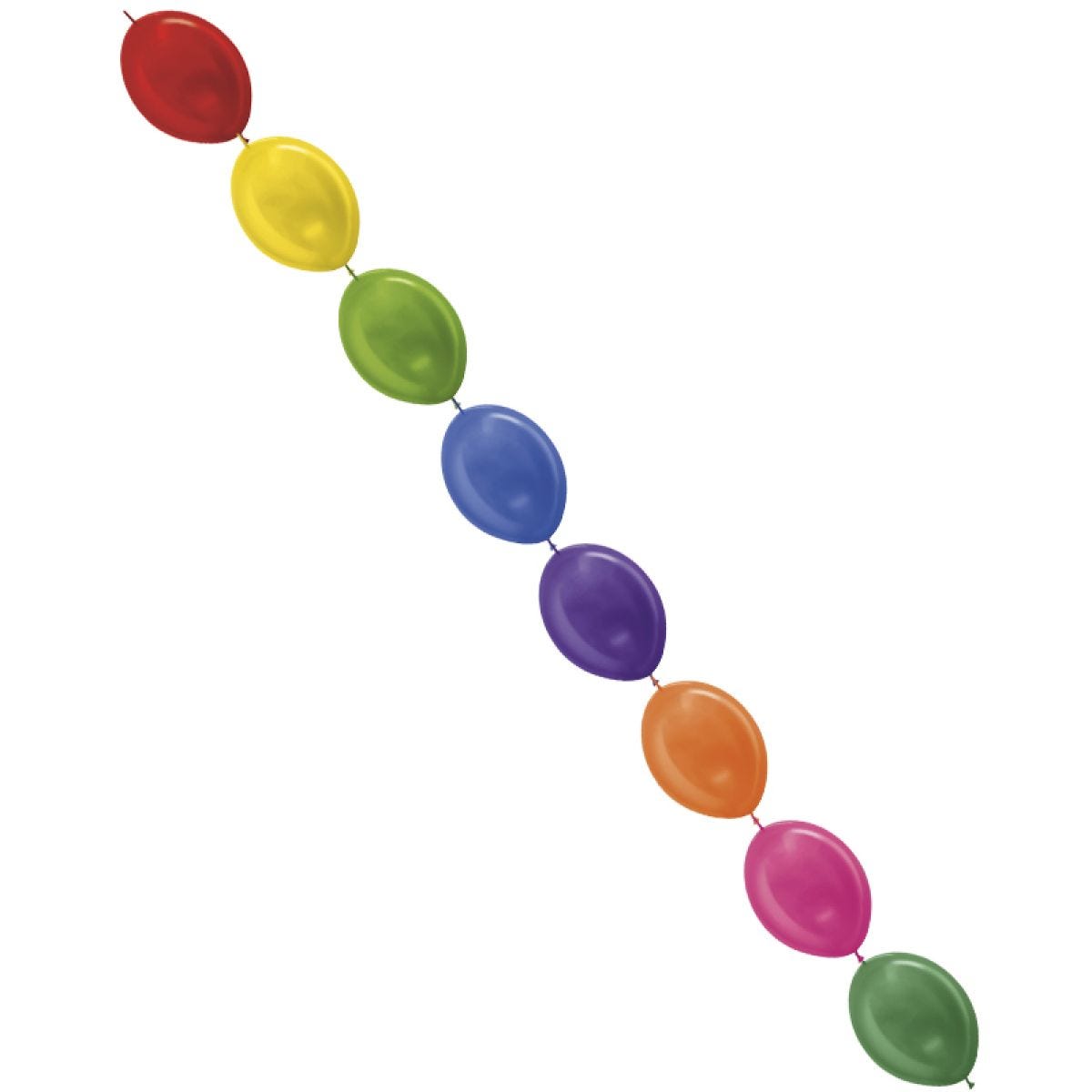 Link-O-Loon Latex Balloons 6" Metallic Assorted (100pk)