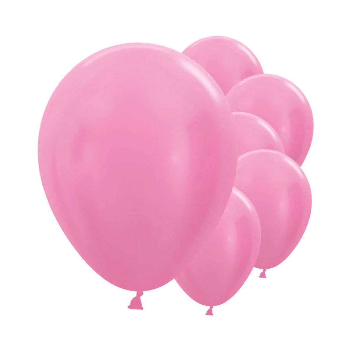 Satin Fuchsia Balloons - 12" Latex (25pk)
