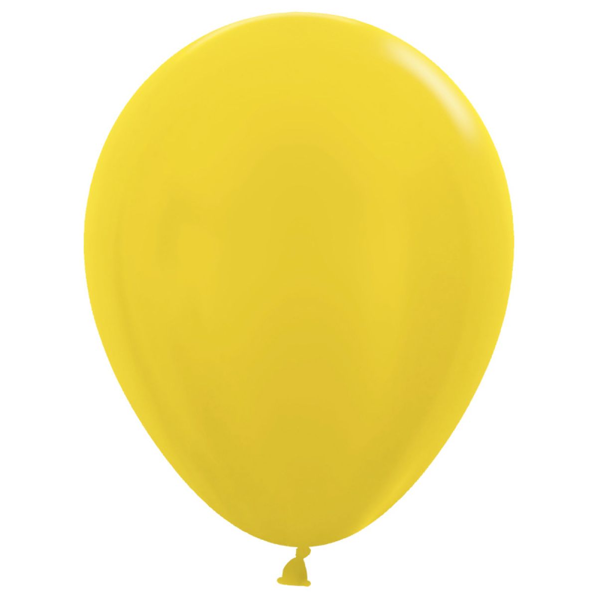 Metallic Yellow Balloons - 12" Latex (25pk)