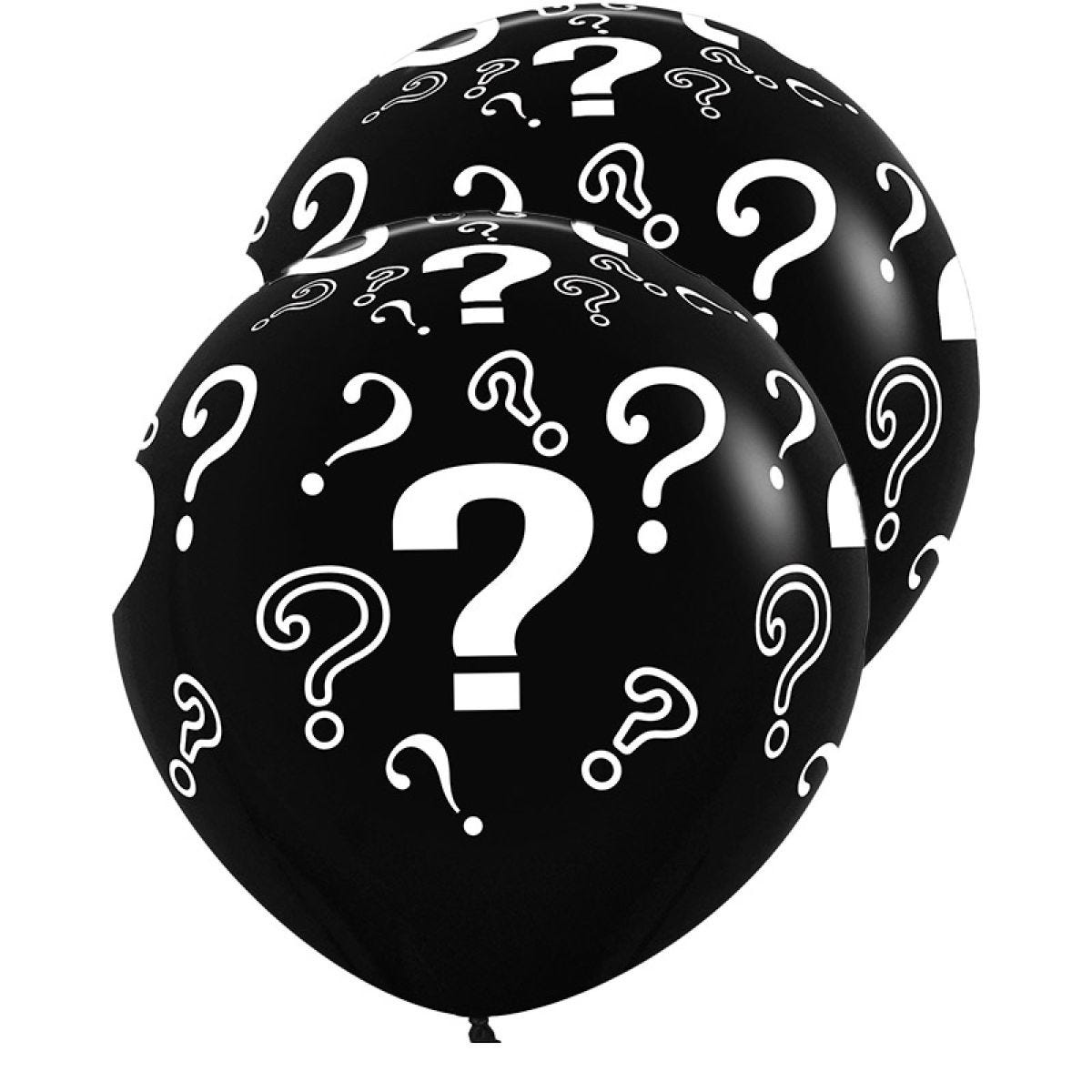 Question Marks ? 36" Latex Balloons (2pk)