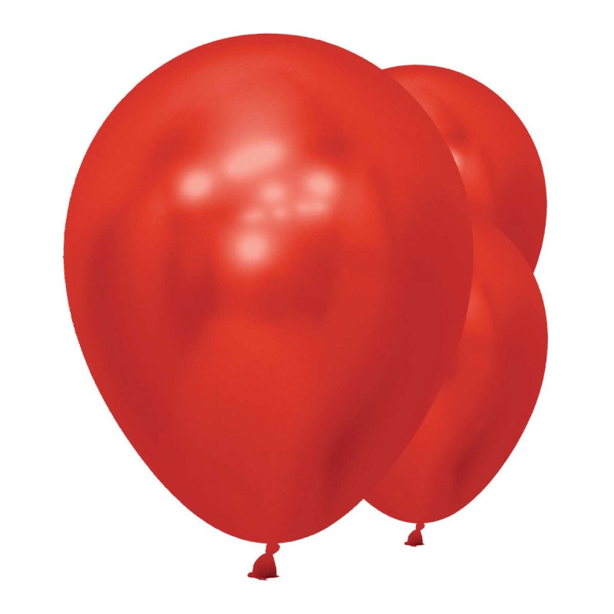 Reflex Crst Red 24" Latex Balloons (3pk)