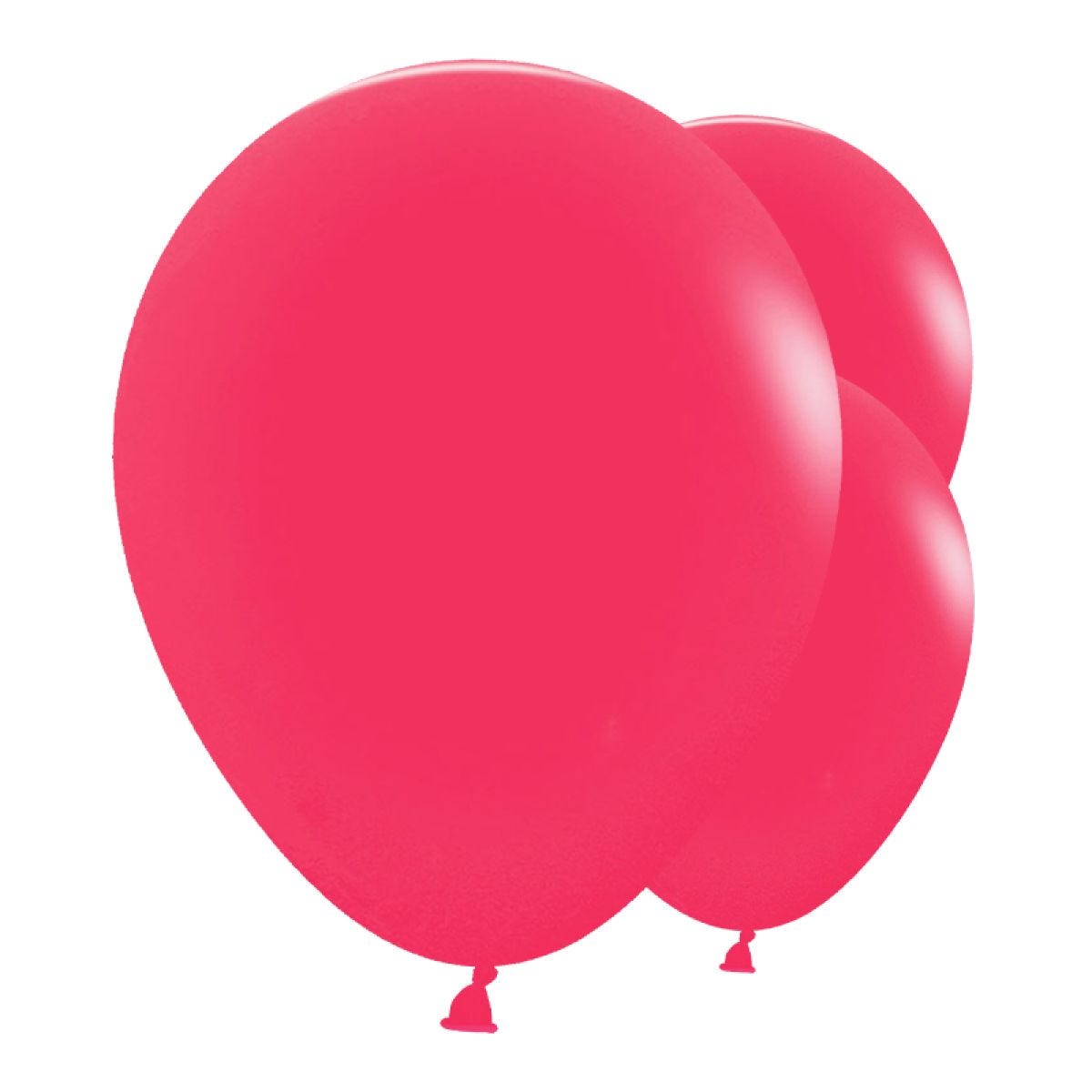 Fashion Raspberry 24" Latex Balloons (3pk)