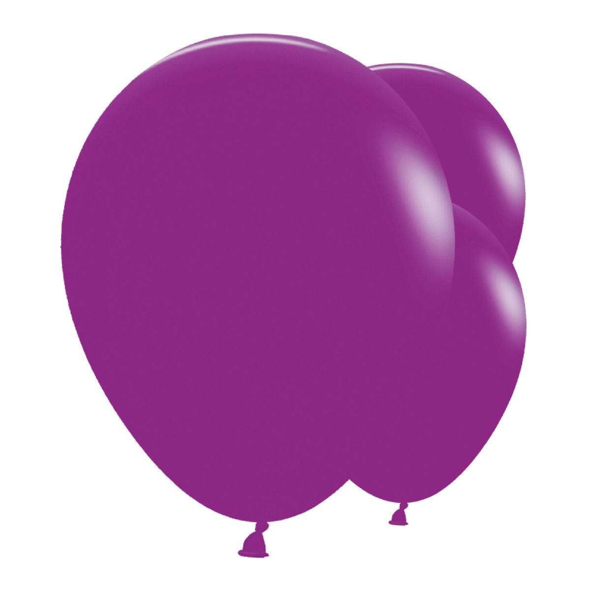 Fashion Purple Orchid 24" Latex Balloons (3pk)