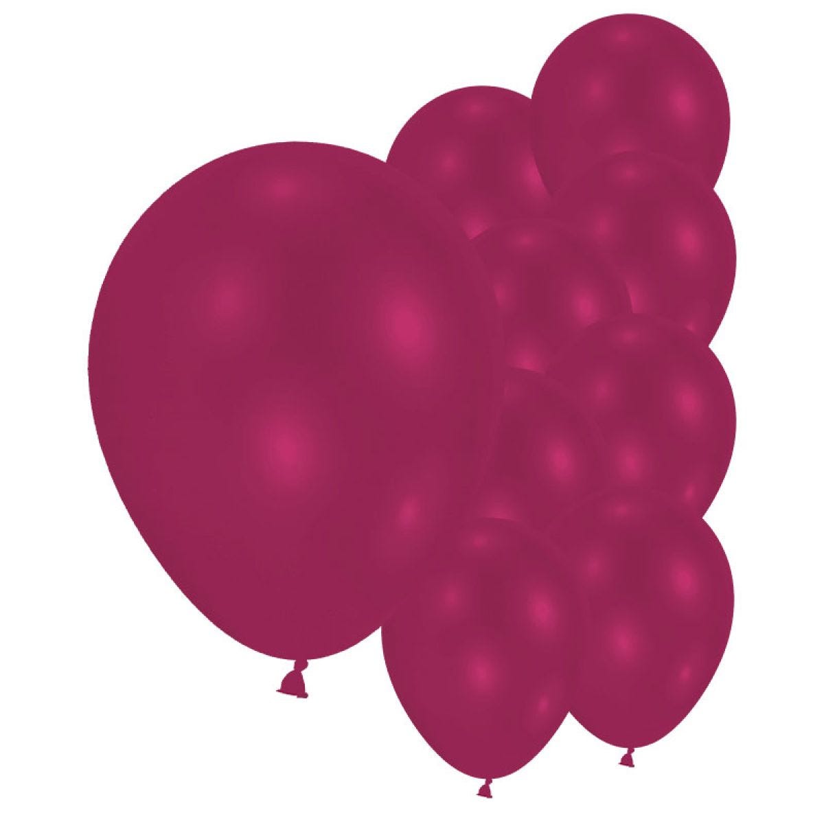Metallic Assorted - 9" Latex Balloons (10pk)