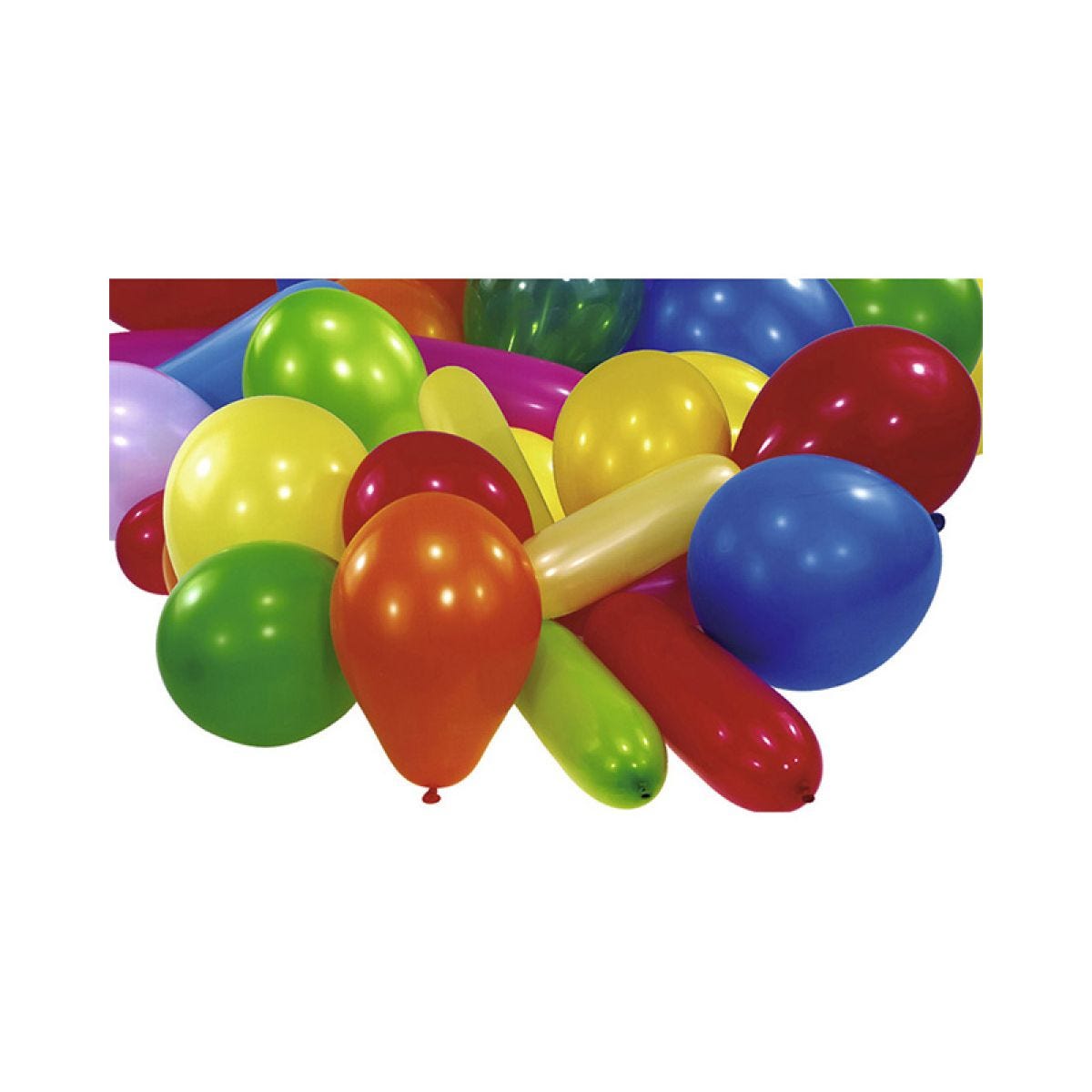Multicolour Value Pack Assorted Latex Balloons (25pk)