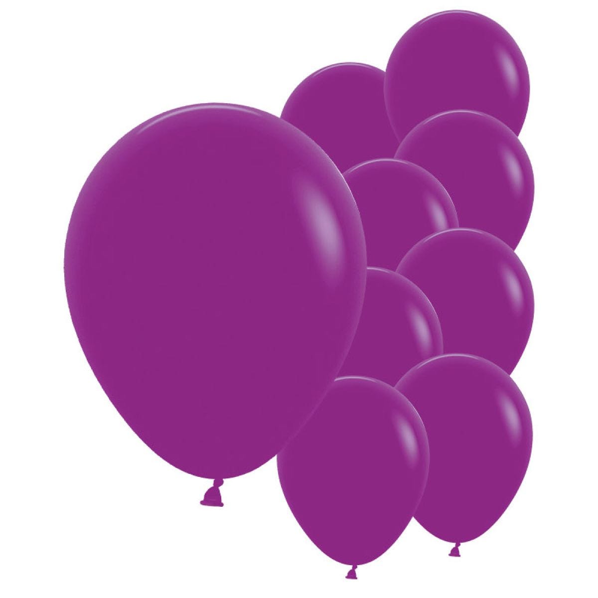 Fashion Purple Orchid - 5" Latex Balloons (100pk)