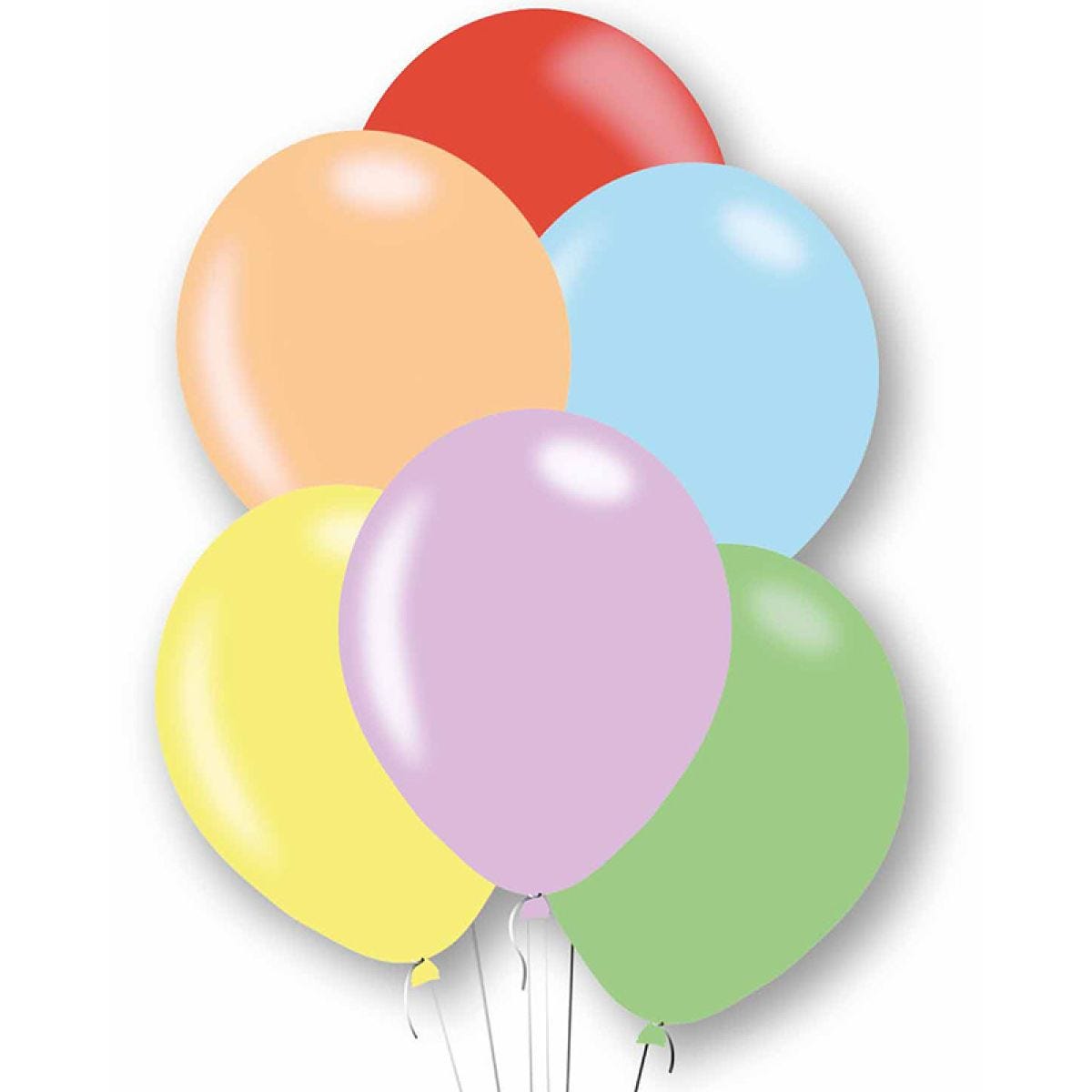 Assorted Macaron Pastel Mix - 11" Latex Balloons (10pk)