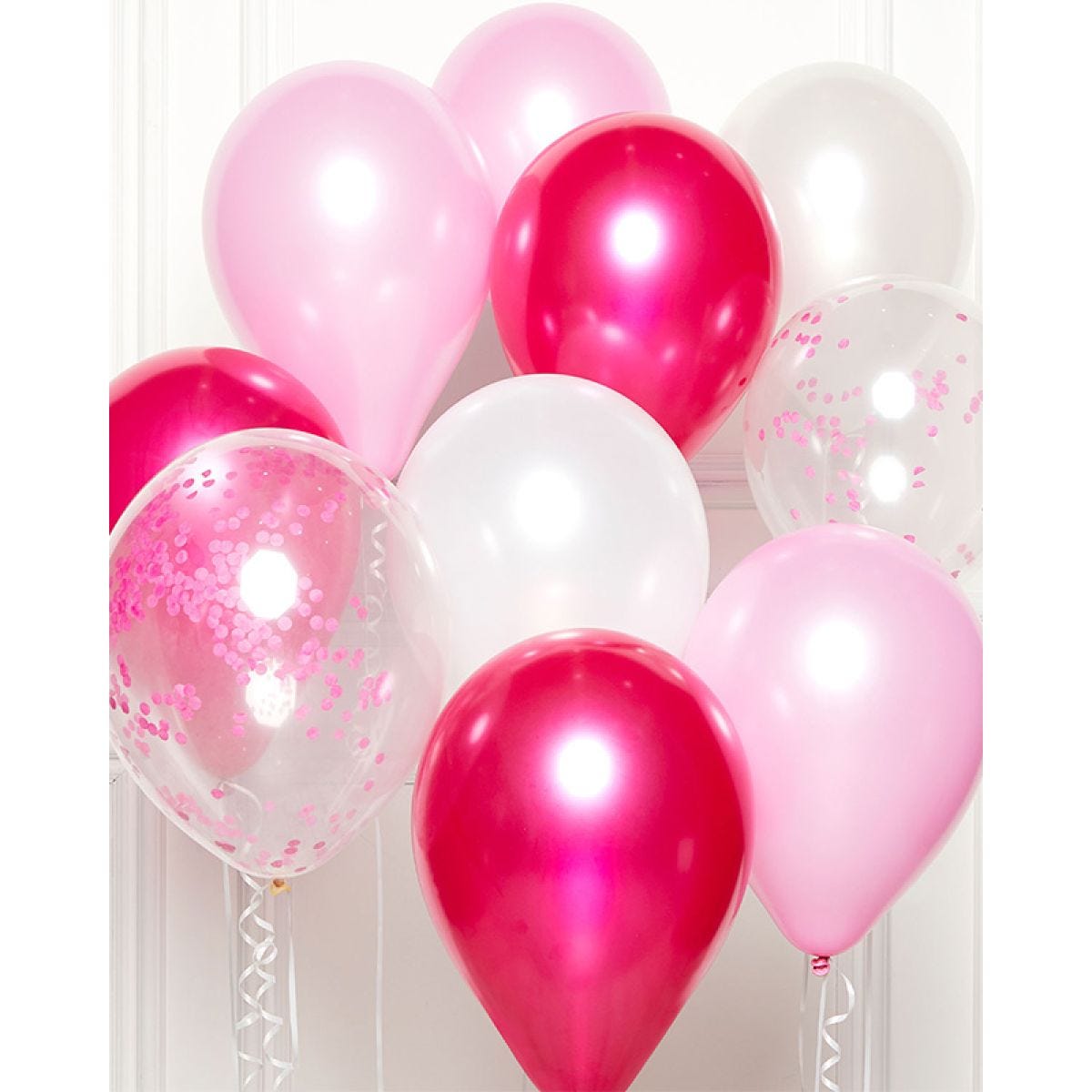 Pink Assorted 11" Latex Balloon Kit (11pcs)