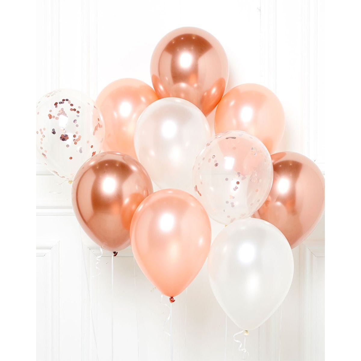 Rose Gold Assorted 11" Latex Balloon Kit (11pcs)