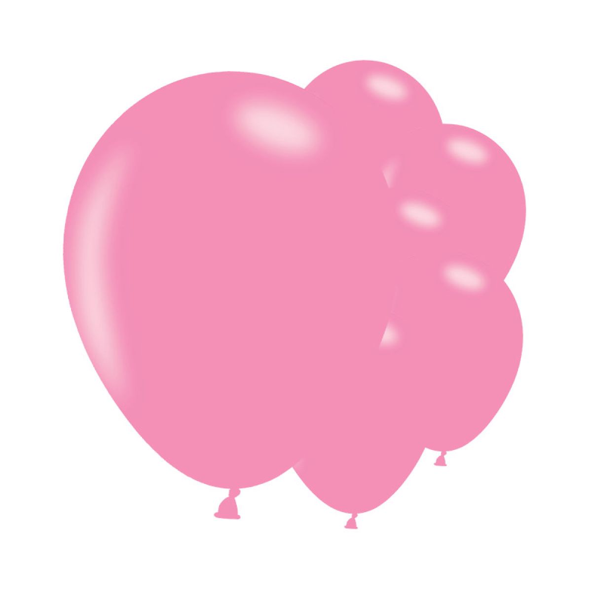 Pearlised Pink Balloons 11" Latex (10pk)