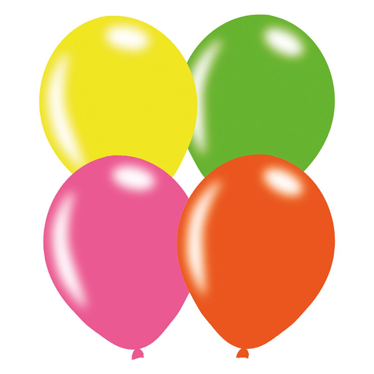 Neon Assorted - 9" Latex Balloons (10pk)