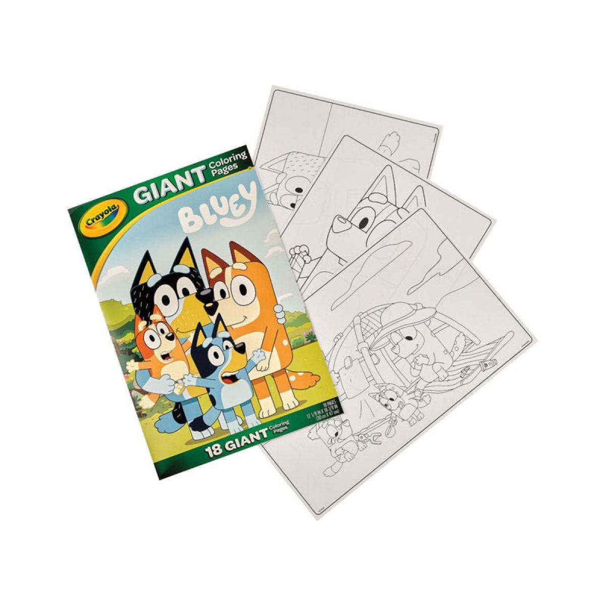 Bluey Giant Colouring Pages (18 Sheets)