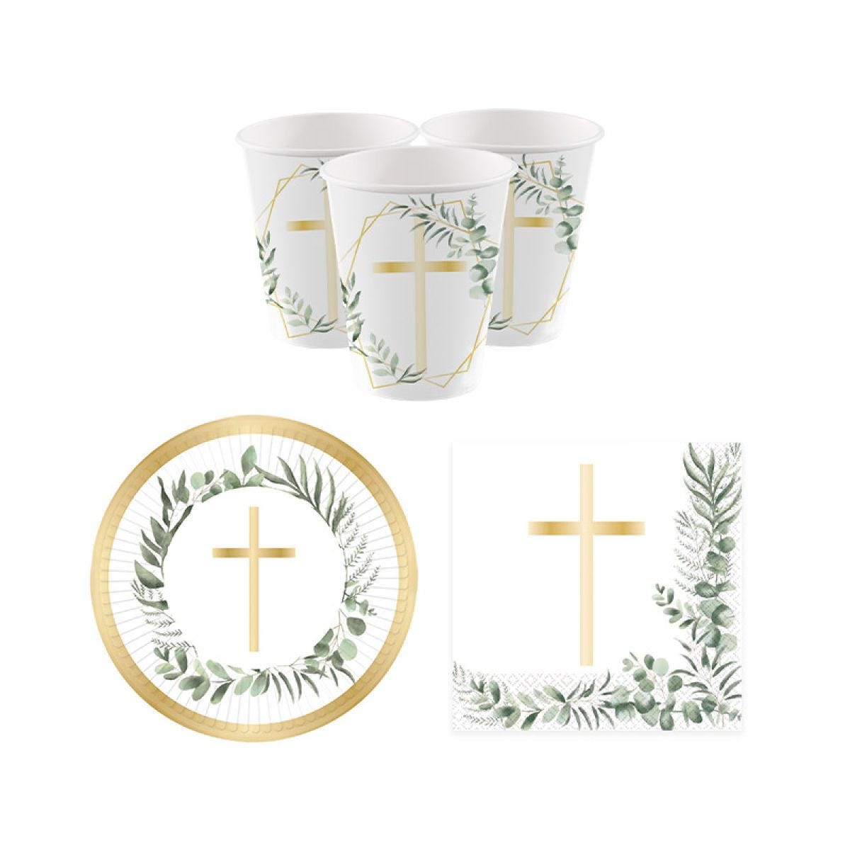 Botanical Celebration Cross Party Pack for 8