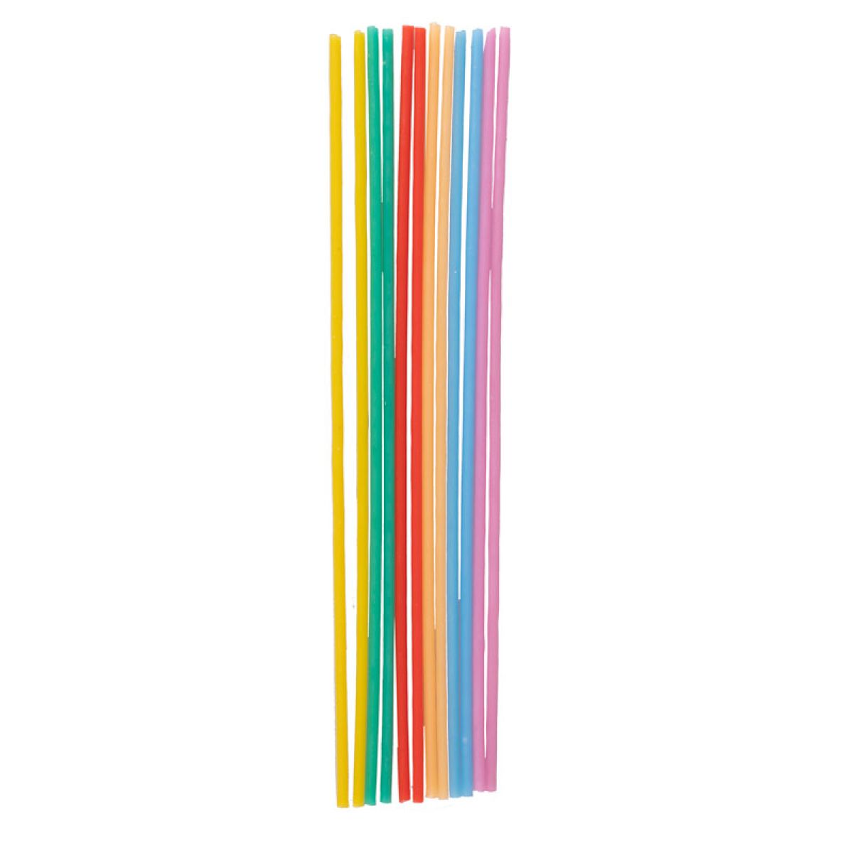 Multi Coloured Tall Candles - 17cm (12pk)