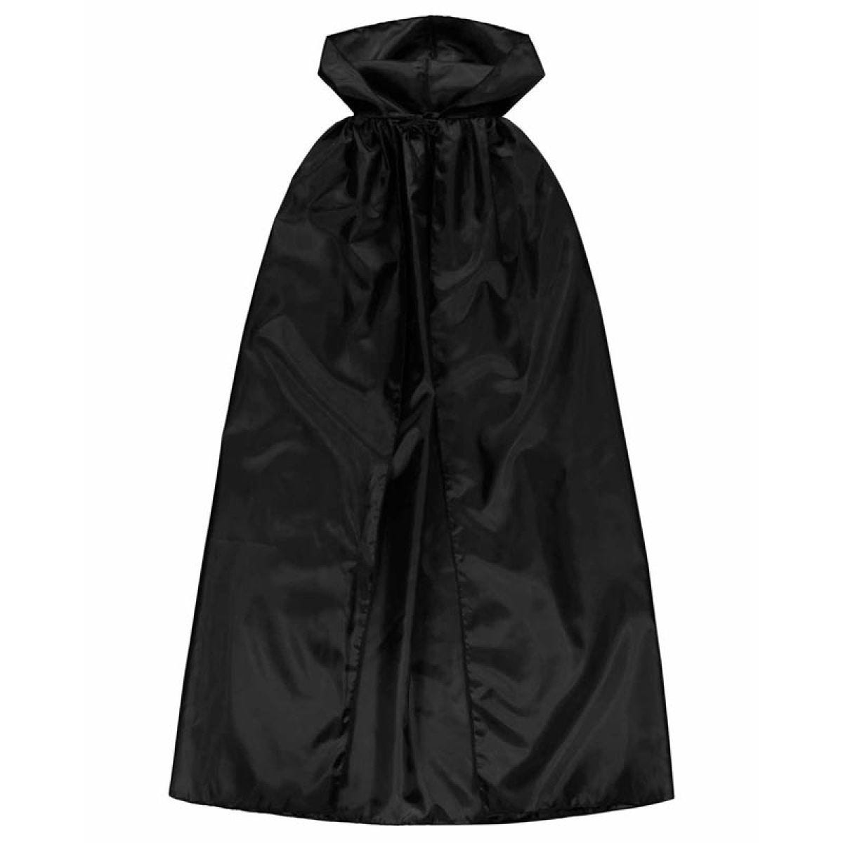 Black Hooded Cape - Child
