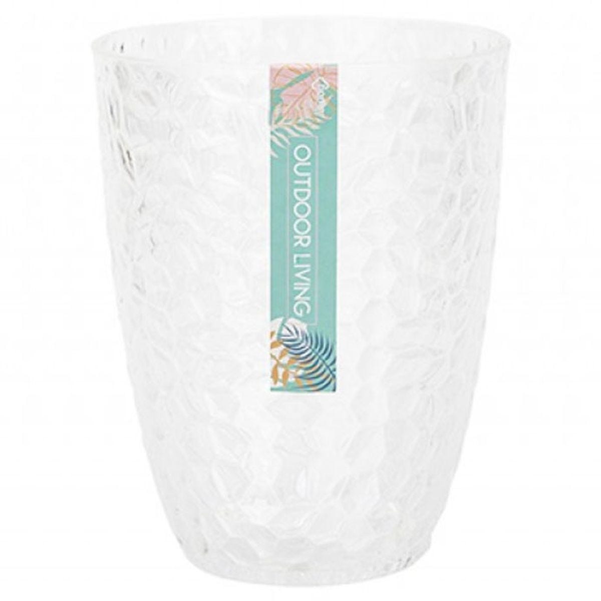 Dimple Effect Clear Tumbler