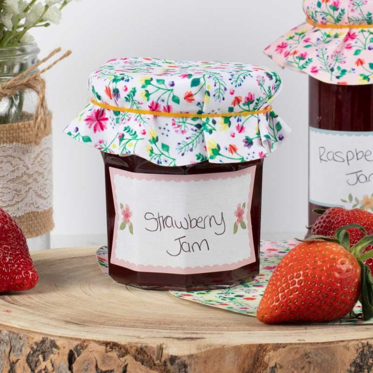 Floral Jar Sticker Sheets (21pk)