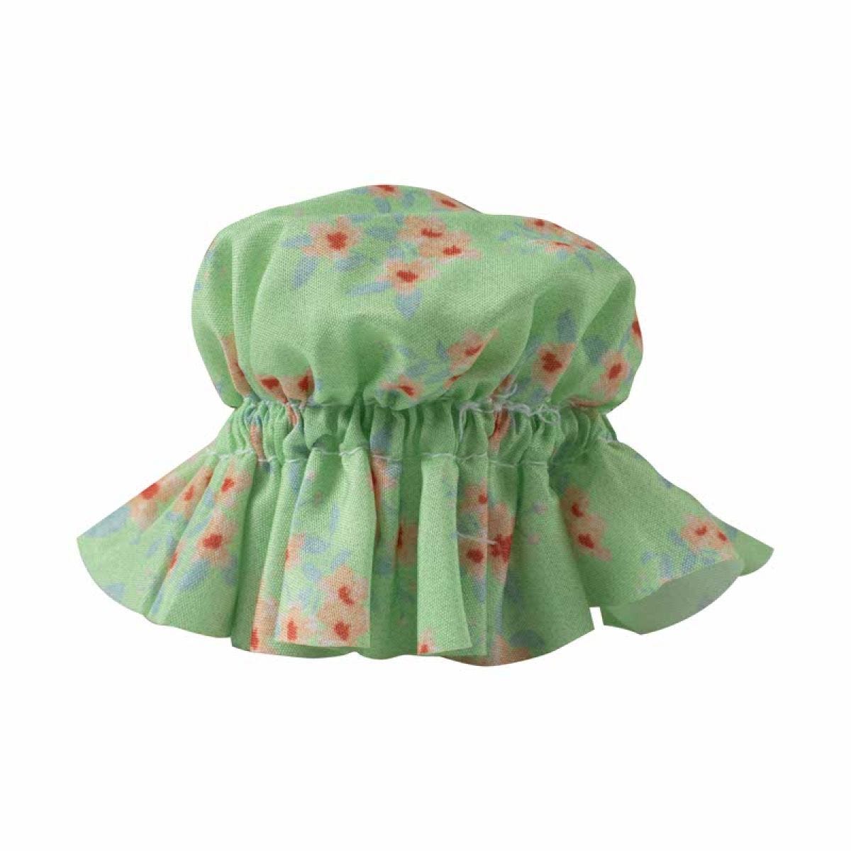 Green Floral Large Fabric Jam Jar Toppers (20pk)