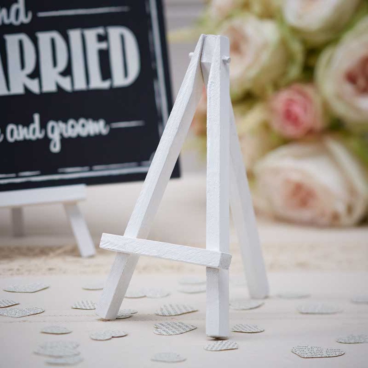 Wooden Easel Table Number Holders - 12cm (3pk)
