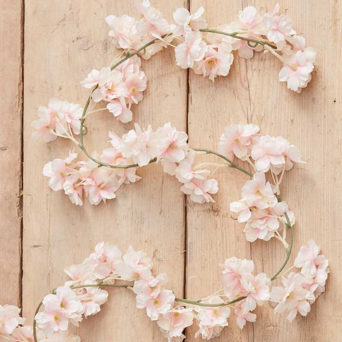 Cherry Blossom Foliage Wire Garland - 1.8m