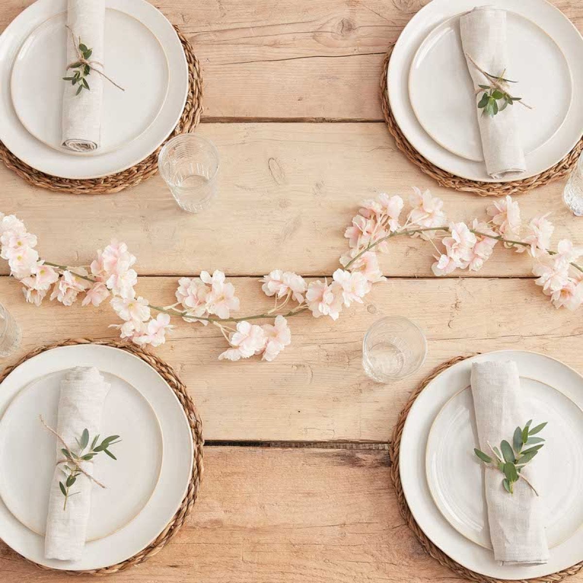 Cherry Blossom Foliage Wire Garland - 1.8m
