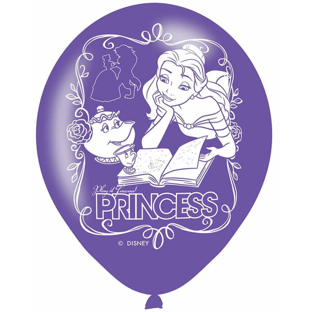 Disney Princesses Assorted 11" Latex Balloons (6pk)
