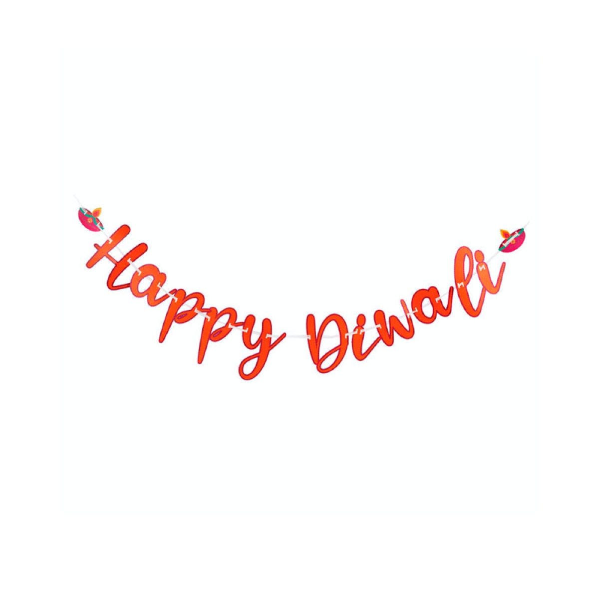 Happy Diwali Paper Letter Banner - 3m