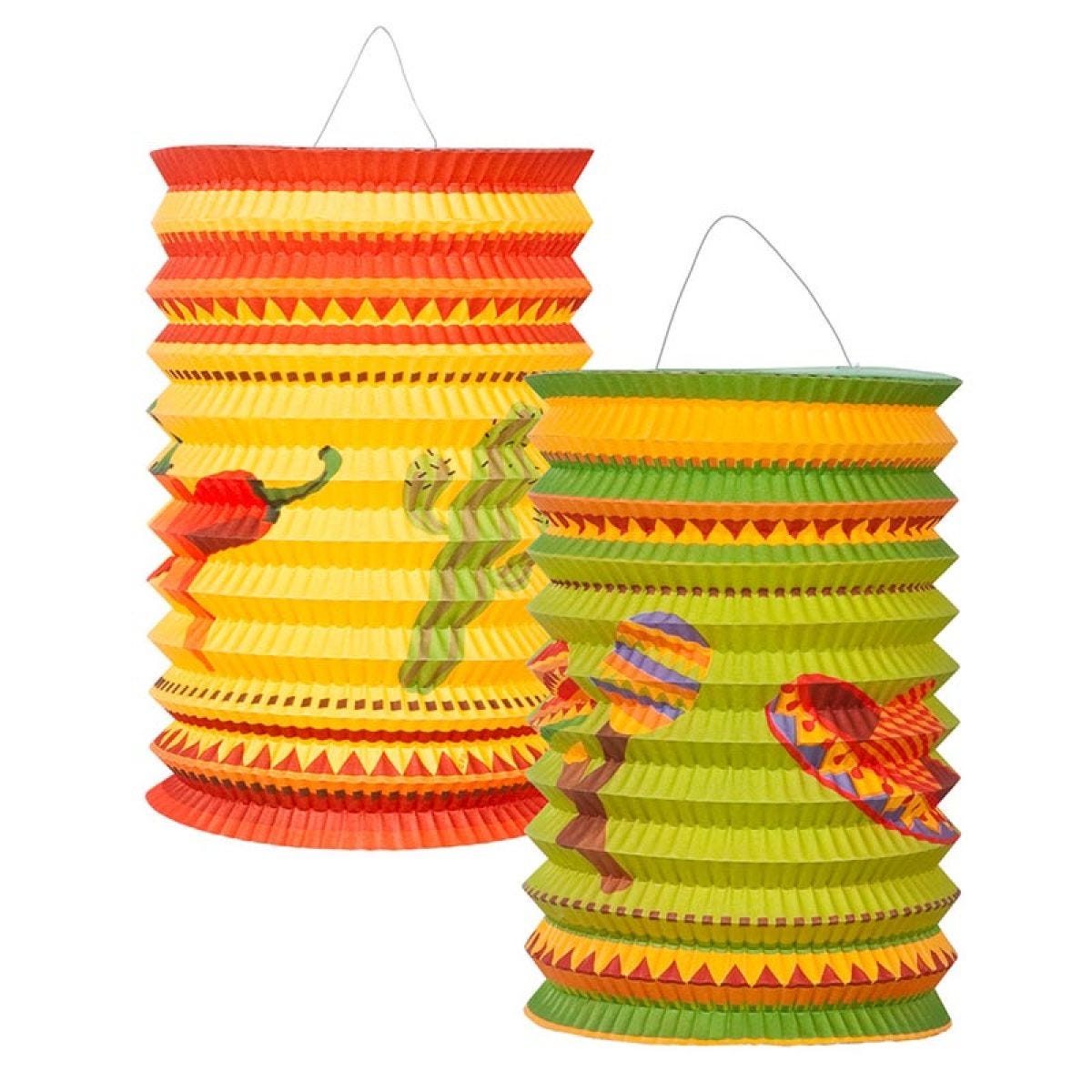 Mexican Paper Lanterns - 16cm (2pk)