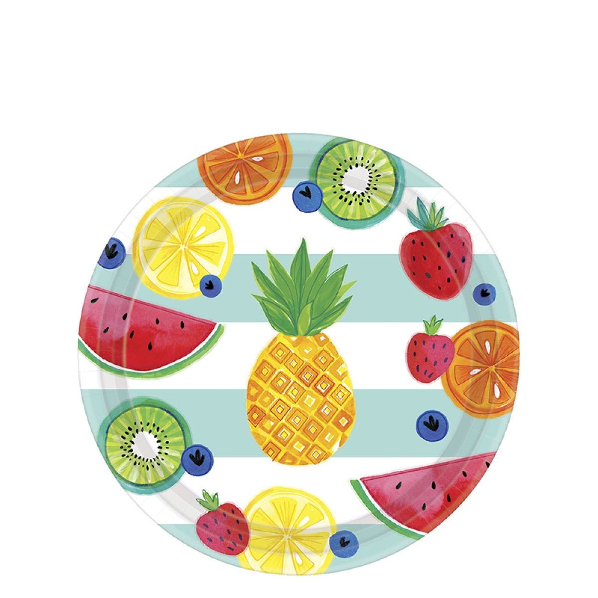Fruit Salad Plates - 27cm Paper Plates