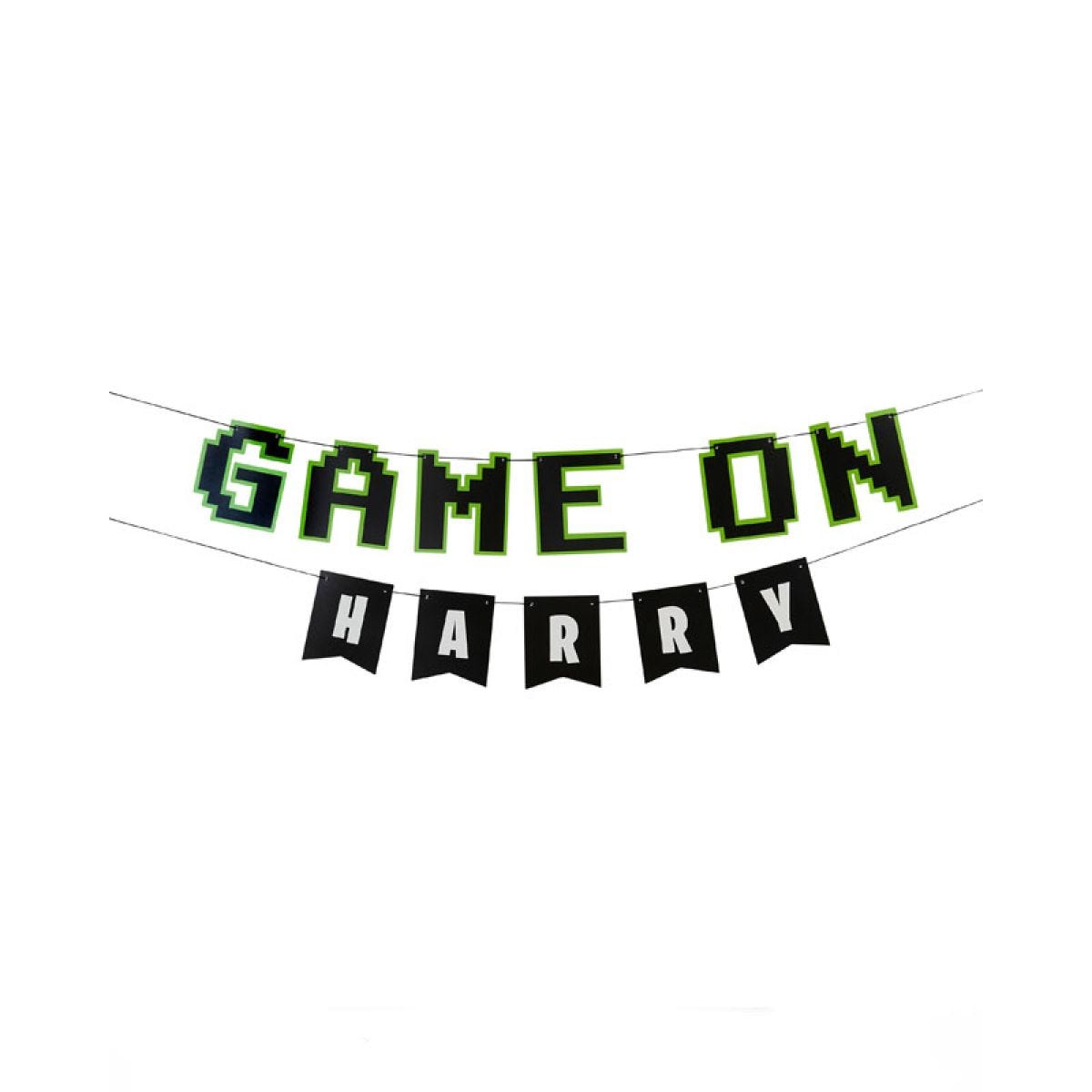 Game On Personalisable Paper Banner with Sticker Sheets - 2m